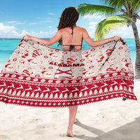 Custom Alabama Christmas Sarong Santa Claus Xmas Pattern - Wonder Print Shop