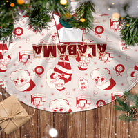 Alabama Christmas Tree Skirt Santa Claus Xmas Pattern - Wonder Print Shop