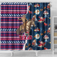 custom-texas-christmas-shower-curtain-cowboy-with-santa-claus-in-space