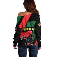 Personalized Portugal 1640 Off Shoulder Sweater 1 De Dezembro Independence Day - Wonder Print Shop