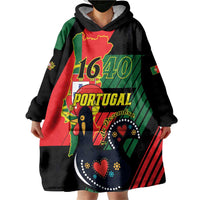 Personalized Portugal 1640 Wearable Blanket Hoodie 1 De Dezembro Independence Day - Wonder Print Shop