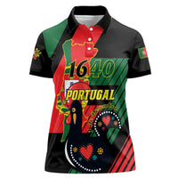 Personalized Portugal 1640 Women Polo Shirt 1 De Dezembro Independence Day - Wonder Print Shop