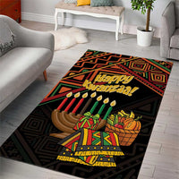 Personalized African Happy Kwanzaa Area Rug - Wonder Print Shop