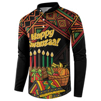 Personalized African Happy Kwanzaa Button Sweatshirt - Wonder Print Shop