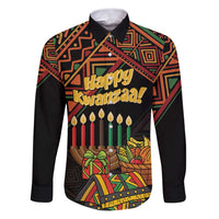 Personalized African Happy Kwanzaa Family Matching Puletasi and Hawaiian Shirt - Wonder Print Shop