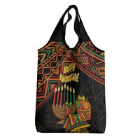 African Happy Kwanzaa Grocery Bag