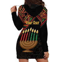 Personalized African Happy Kwanzaa Hoodie Dress - Wonder Print Shop