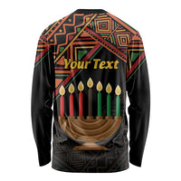 Personalized African Happy Kwanzaa Long Sleeve Shirt - Wonder Print Shop