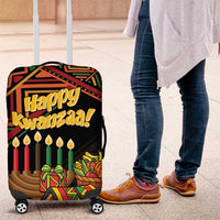 Personalized African Happy Kwanzaa Luggage Cover - Wonder Print Shop