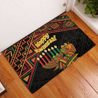 Personalized African Happy Kwanzaa Rubber Doormat - Wonder Print Shop