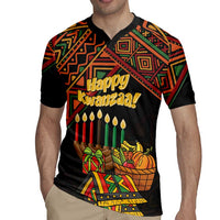 Personalized African Happy Kwanzaa Rugby Jersey - Wonder Print Shop