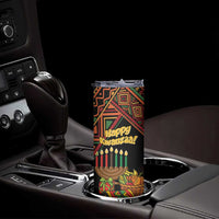 Personalized African Happy Kwanzaa Skinny Tumbler - Wonder Print Shop