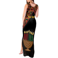 Personalized African Happy Kwanzaa Tank Maxi Dress - Wonder Print Shop