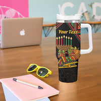 Personalized African Happy Kwanzaa Tumbler With Handle - Wonder Print Shop