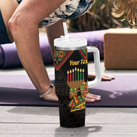 Personalized African Happy Kwanzaa Tumbler With Handle - Wonder Print Shop