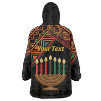 Personalized African Happy Kwanzaa Wearable Blanket Hoodie - Wonder Print Shop