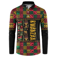 Kwanzaa African Pattern Button Sweatshirt - Wonder Print Shop