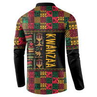 Kwanzaa African Pattern Button Sweatshirt - Wonder Print Shop