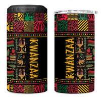 Kwanzaa African Pattern 4 in 1 Can Cooler Tumbler - Wonder Print Shop