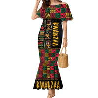 Kwanzaa African Pattern Mermaid Dress - Wonder Print Shop