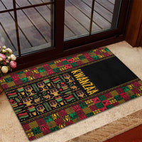 Kwanzaa African Pattern Rubber Doormat - Wonder Print Shop