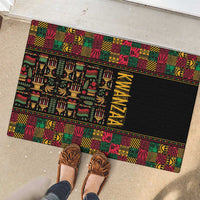 Kwanzaa African Pattern Rubber Doormat - Wonder Print Shop