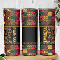 Kwanzaa African Pattern Skinny Tumbler - Wonder Print Shop