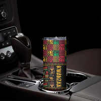Kwanzaa African Pattern Skinny Tumbler - Wonder Print Shop
