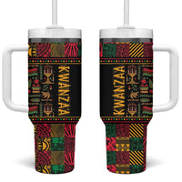 Kwanzaa African Pattern Tumbler With Handle - Wonder Print Shop