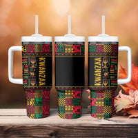 Kwanzaa African Pattern Tumbler With Handle - Wonder Print Shop