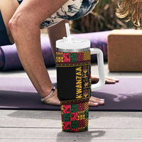 Kwanzaa African Pattern Tumbler With Handle - Wonder Print Shop