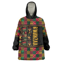Kwanzaa African Pattern Wearable Blanket Hoodie - Wonder Print Shop