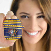 Barbados Christmas AirPods Case Bajan Map Santa Trident - Wonder Print Shop