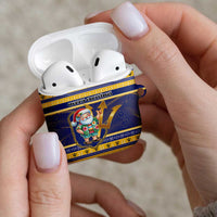 Barbados Christmas AirPods Case Bajan Map Santa Trident - Wonder Print Shop