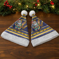 Barbados Christmas Santa Hat Bajan Map Santa Trident - Wonder Print Shop