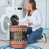 Howdy Christmas Laundry Basket Have a Holly Jolly Christmas - Wonder Print Shop