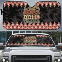 Howdy Christmas Auto Sun Shade Have a Holly Jolly Christmas - Wonder Print Shop