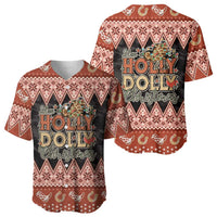 Howdy Christmas Baseball Jersey Have a Holly Jolly Christmas - Wonder Print Shop