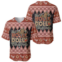 Howdy Christmas Baseball Jersey Have a Holly Jolly Christmas - Wonder Print Shop