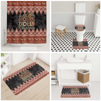 Howdy Christmas Bathroom Set Have a Holly Jolly Christmas - Wonder Print Shop