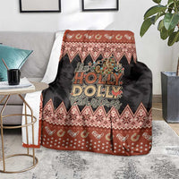 Howdy Christmas Blanket Have a Holly Jolly Christmas - Wonder Print Shop