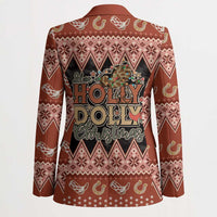 Howdy Christmas Blazer Have a Holly Jolly Christmas - Wonder Print Shop