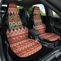 Howdy Christmas Car Seat Cover Have a Holly Jolly Christmas - Wonder Print Shop