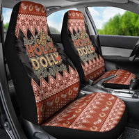 Howdy Christmas Car Seat Cover Have a Holly Jolly Christmas - Wonder Print Shop