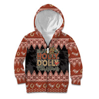 Howdy Christmas Kid Hoodie Have a Holly Jolly Christmas - Wonder Print Shop