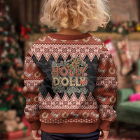 Howdy Christmas Kid Ugly Christmas Sweater Have a Holly Jolly Christmas - Wonder Print Shop