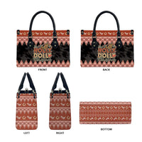 Howdy Christmas Leather Bag Have a Holly Jolly Christmas - Wonder Print Shop