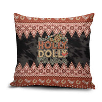Howdy Christmas Pillow Cover Have a Holly Jolly Christmas - Wonder Print Shop