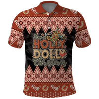 Howdy Christmas Polo Shirt Have a Holly Jolly Christmas - Wonder Print Shop