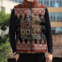 Howdy Christmas Sleeveless Puffer Jacket Have a Holly Jolly Christmas - Wonder Print Shop